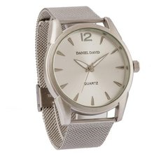 Daniel David DD11601 - Dress - Silver Dial & Stainless Steel Mesh Band