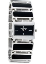 Daniel David Elegant White & Silver-tone Self-Adjustable Link