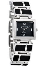 Daniel David HA0218 - Casual - Black Dial & Silver-tone Self-adjustable Links