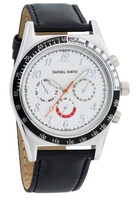 Daniel David HA0330 - Sport - Black Band & Two-tone Bezel