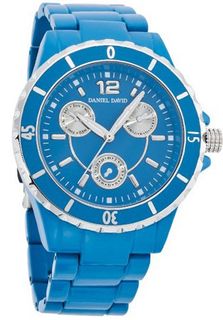 Daniel David HA0370 - Fashion - Blue Bracelet & Dial Boyfriend Style