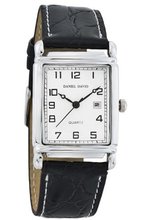 Daniel David HA0478 - Elegant - Black Leather Dress Strap & Rectangular Case