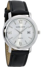 Daniel David HA0480 - Casual - Black Band & Roman Numeral Dial