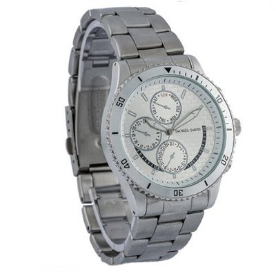 Daniel David `s DD12301 - Casual Sport - Stainless-steel Bracelet & Gunmetal-tone Dial
