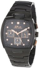 Daniel Steiger 8007-M Lapmaster Rose Gold and IP Black Chronograph