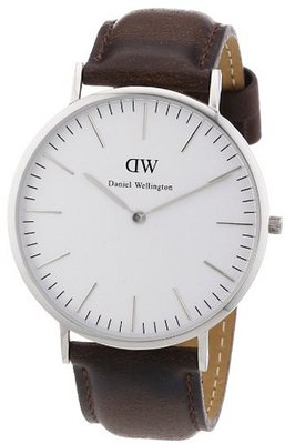 Daniel Wellington Classic Cardiff Silver ´s 40mm Round Case