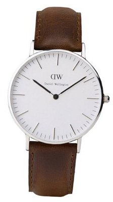 Daniel Wellington Classic Bristol Silvertone ´s 36mm Round Case