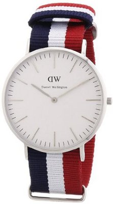 Daniel Wellington Classic Cambridge Silver ´s 40mm Round Case