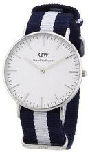 Daniel Wellington Classic Glasgow Silver ´s 36mm Round Case