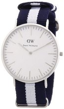 Daniel Wellington Classic Glasgow Silver ´s 40mm Round Case