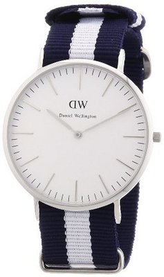 Daniel Wellington Classic Glasgow Silver ´s 40mm Round Case