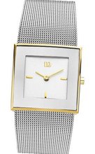 Danish Design by Tirtsah IV65Q973 Stainless Steel White Dial Gold Tone Bezel Ladie's