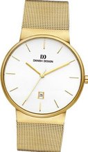 Danish Design IQ05Q971 Gold Tone Stainless Steel White Dial