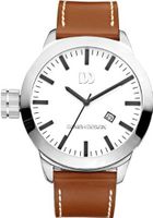 Danish Design Iq12q1038 Stainless Steel Leather Band