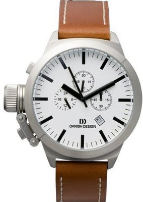 Danish Design IQ12Q888 Stainless Steel Case White Dial Chronograph