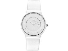 Danish Design IQ12Q964 Ceramic Case White Dial Leather Strap