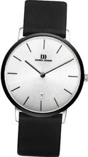 Danish Design IQ14Q1030 Stainless Steel with Ceramic Case Leather Band