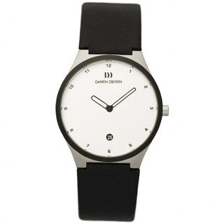 Danish Design IV12Q884 Stainless Steel Case Leather band White Dial Ladie's by Anna Gotha