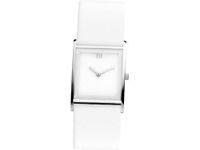 Danish Design IV12Q938 Stainless Steel Case White Leather Band White Dial