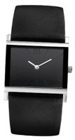 Danish Design IV13Q895 Stainless Steel Case Black Leather Band And Dial