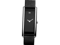 Danish Design IV13Q937 Stainless Steel Case Black Dial Leather Band
