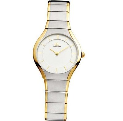 Danish Design IV65Q943 Titanium Two Tone White Dial Ladie's