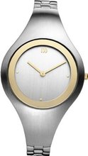 Danish Design IV65Q977 Stainless Steel Silver Dial Gold Tone Bezel