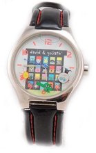 David & Goliath Classic Black Leather es-Floating figures