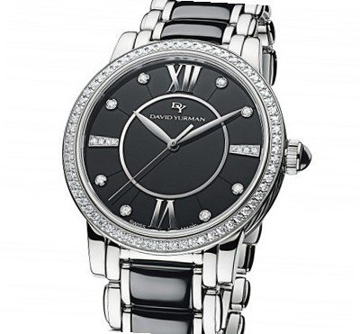 David Yurman Classic Classic 38mm Quartz, Black Ceramic