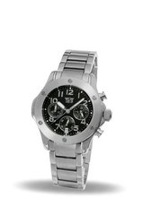 Davis 'sport Roadster' Analog Quartz With Chronograph And Steel Bracelet - 1343