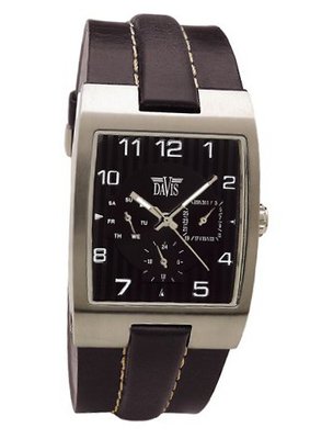 Davis Unisex in White Steel, form Square, weight 100 grams