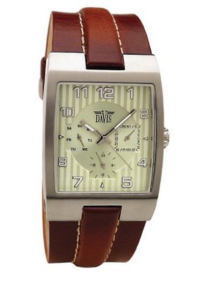 Davis Unisex in White Steel, form Square, weight 100 grams