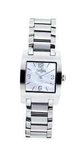 Davosa Dreamline Tonneau Quartz with Mother of Pearl Dial Analogue Display and Silver Stainless Steel Bracelet 16855884