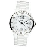 Davosa Ladies Ceramic Analogue 16843914 with White Dial and 34 mm Ceramic Case