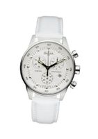 Davosa Ladies Fashionable Chronograph 16754515 with White Dial and Matching Strap