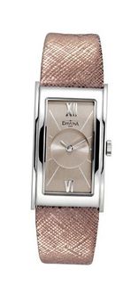 Davosa Quartz with Rose Gold Dial Analogue Display and Rose Gold Leather Strap 16755565