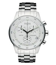 Davosa Vireo Analogue 16346425 with White Dial and 41 mm Stainless Steel Case