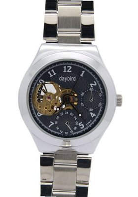 Daybird Elegant Mechanical Stainless Steel Strap es