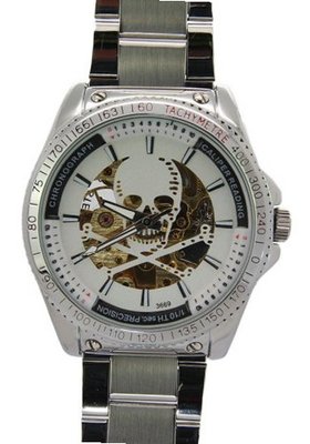 Daybird Hallo Tachymetre Automatic es with Crossbones