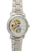 Daybird Mechanical Roman Numerals White And Gold Dial es