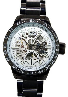 Daybird Tachymetre white Dial Titanium Strap Automatic es