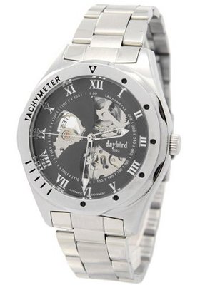 Daybird Unisex's Mechanical Automatic Black Dial es