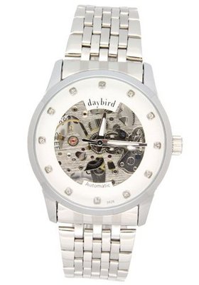Daybird Unisex's Mechanical Automatic Silver tone es