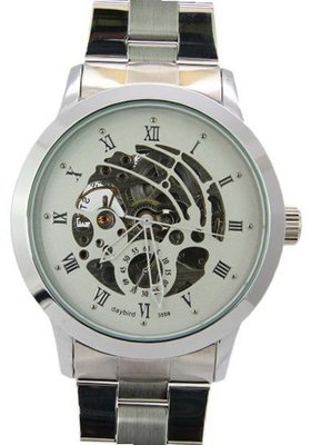 Daybird white Dial Automatic es with Stainless Steel