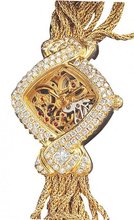 Delance Mechanische Uhren Dentelles in Diamonds roses