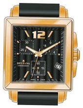 Delbana Lucerne Rectangular Chronograph 967500L BLK