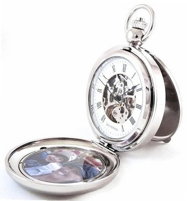 Desperado "Riverside" Chrome Photo Insert Picture Frame Pocket Built in Stand