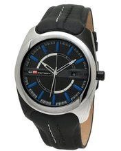 DFactory DFB020YBB White Label Black Dial Black Leather Strap