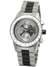 DFactory DFW010SWC Black Label Silver Dial Bracelet Chronograph