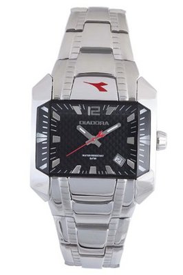 Diadora Black Dial Stainless Steel 6126M-02M